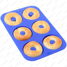 Cake Mold Plate with 6 cup Silicone cupcake Muffins Pan - BPA Free